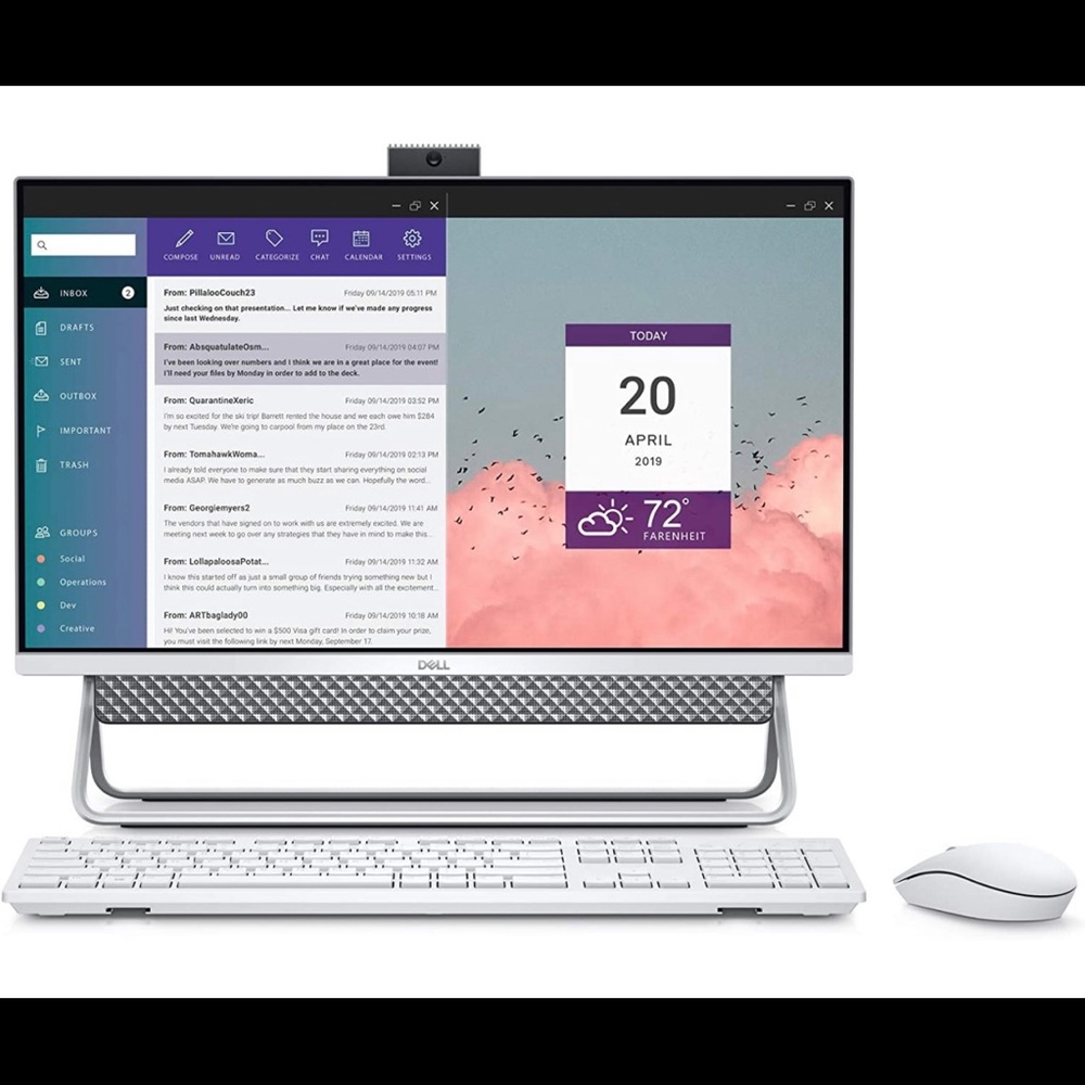 Dell Inspiron 5400 AIO 23.8 Inch FHD Touch All in 1, Intel Core, 8GB, Windows 10